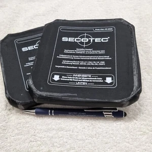 SECOTEC® - 1 Set SK4 -ballistische, schußsichere Platte- 2 Stück für die Seiten - Bild 1 von 12