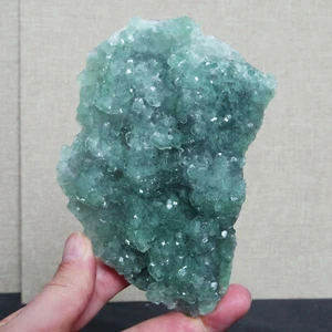 B5788 -495 g Raro Cubo Verde Cristallo Fluorite Esemplare Guarigione Esemplare Minerale - Foto 1 di 12