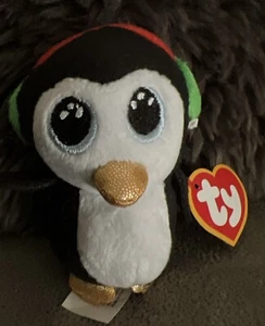 TY Penguin Soft Toy Peggy Born 6th June - Picture 1 of 2