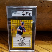 🔥RARE 1998 Donruss Signature Series PREVIEW AUTO  Sean Casey Bankruptcy Card 10