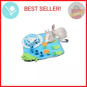 Rabbit Foraging Mat, Interactive Feed Game for Boredom, Small Pet Puzzle Toy, 20 - Picture 1 of 2