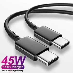 45W Type USB-C Super Fast Charging Cable For Samsung A14 5G A15 A13 A33 A54 A03 - Photo 1 sur 13