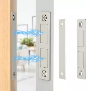 2 Pack Cabinet Door Magnets, 30 Lbs Heavy Duty, Kitchen Drawer Double Latch - Picture 1 of 12