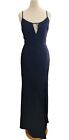Size 10 UK Next Premium Black Floral Lace Evening Prom Wedding Long Maxi Dress