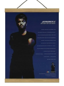 George Michael "The Man & His..." Original Promo Ad, montiert mit Magnetrahmen! - Bild 1 von 3