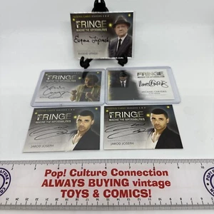 Fringe season 3 & 4  5x Card  Autograph insert card Lot Lipinski, Cerveris, Etc - Picture 1 of 5