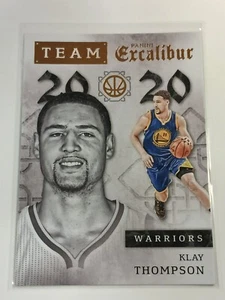 2015-16 Panini Excalibur Klay Thompson Team 2020 #19 Warriors - Imagen 1 de 2