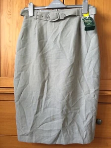 Bnwt Ladies Summer M&S Grey Skirt Size 16 - Picture 1 of 7