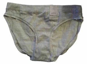 Auden Women's Gray Comfort Pull-On Bikini Underwear Gray L B87 - Picture 1 of 1