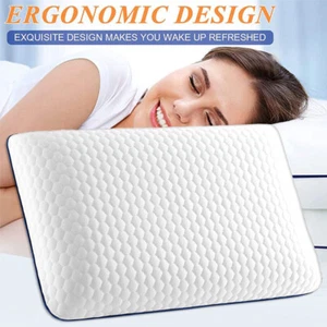 Memory Foam Large Soft Pillow Bounce Back Firm Deluxe memory foam Pillows NEW - Picture 1 of 19