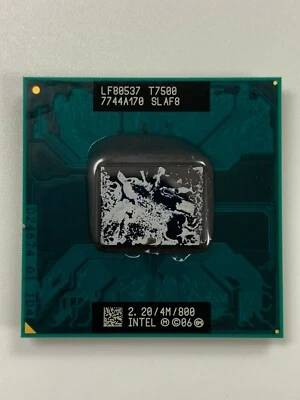 LF80537 HP 1,66 GHz 667 MHz FSB 2 MB L2 caché Intel Core 2 Duo T5500  Foto 1 de 4
