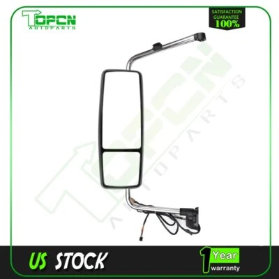 Espejo retrovisor lateral derecho conductor cromado completo para International Prostar&Lonestar 2002&up Foto 1 de 4