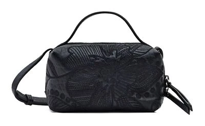 Desigual Alpha Detroit Across Body Bag Umhängetasche Handtasche Black schwarz