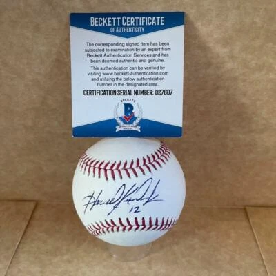 HOWIE KENDRICK WASHINGTON NATIONALS SIGNED AUTO M.L. BASEBALL BAS D27607 - Image 1 of 3