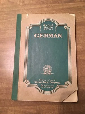 Oxford Review Series German by Dorothea/Radenhausen(1930, PB) - Image 1 of 4