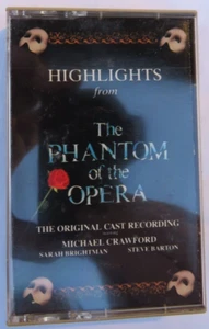 HIGHTLIGHTS FROM THE PHANTOM OF THE OPERA, CASSETTE - Imagen 1 de 9