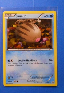 Swinub 26/135 Pokemon card BW Plasma Storm common NM - Picture 1 of 1
