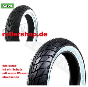 Reifen Weißwand 130/70-12 Mitas/Sava MC20, 62P, TL - Bild 1 von 4