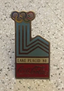 Coca Cola Pin Olympische Winterspiele Olympische Spiele 1980 Lake Placid - Bild 1 von 1