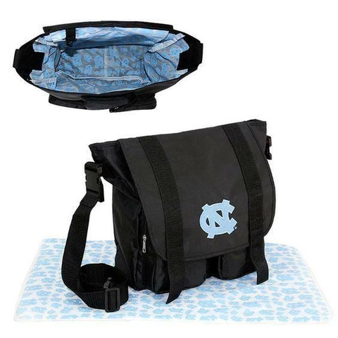 North Carolina Tar Heels Licensed NCAA Premium Diaper Bag With Changing Pad Cover