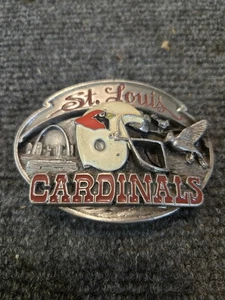 Vintage St. Louis Cardinals Gürtelschnalle Siskiyou Pewter 1987 Limited Ed. #9954 - Bild 1 von 2