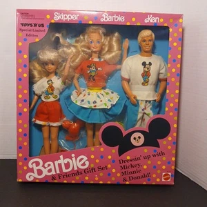 Barbie Skipper Ken Puppen Disney Geschenkset Dressin Up mit Mickey Minnie & Donald - Bild 1 von 6