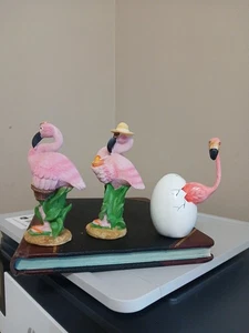 Flamingo Figuren - 3 Stück aus Nachlass - Bild 1 von 3