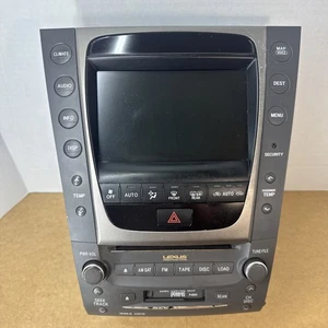 2007-2009 Lexus GS350 GS460 TOUCH SCREEN Navigation Radio A/C Climate Control - Picture 1 of 7