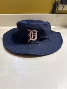 Detroit Tigers National Coney Island Bucket Hat Blue, Vintage - Picture 1 of 3