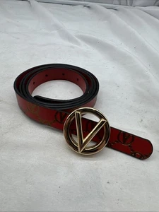 Valentino By Mario Valentino Giusy Leather Belt Women's Large. cs - Picture 1 of 5