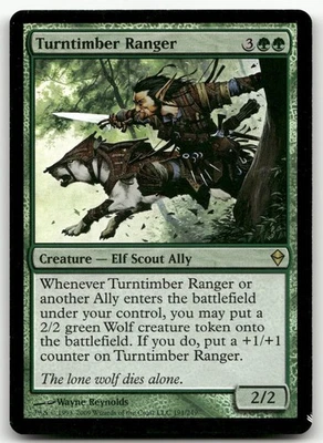 Turntimber Ranger #191 (Foil) (MP) Zendikar ZEN Magic MTG - Image 1 of 2