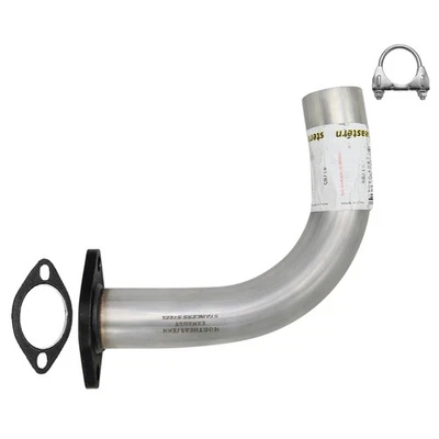 Tubo intermedio de acero inoxidable compatible con: Chevrolet Malibu 1997-2003 2,4 L 3,1 L Foto 1 de 4