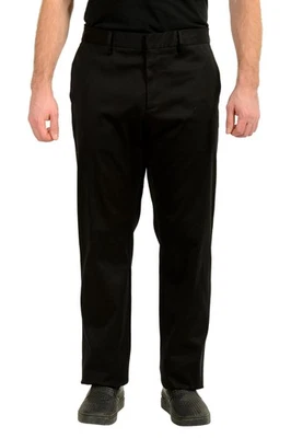 Just Cavalli Men's Black Flat Front Casual Pants US 40 IT 56 - Image 1 of 4