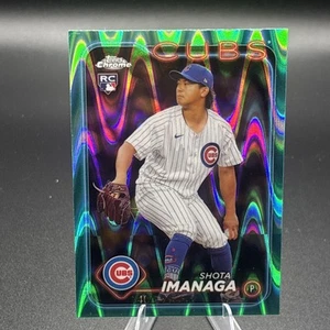 Shota Imanaga #121 Rookie Aqua Lava Refractor 140/199 Cubs 2024 Bowman Cromo - Imagen 1 de 3