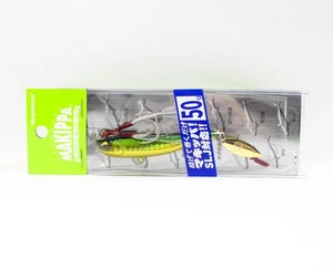 Megabass Metal Jig Makippa 50 grams Sinking Lure Green Gold (0076) - Picture 1 of 6