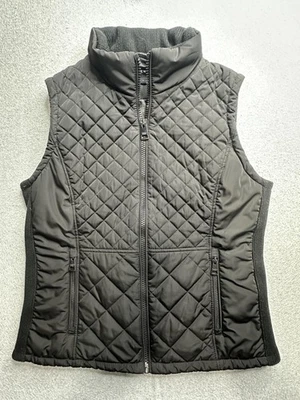 Chaleco Andrew Marc Mujer Grande Negro Acolchado Cremallera Completa Puffer Sin Mangas APJ08100 Foto 1 de 4