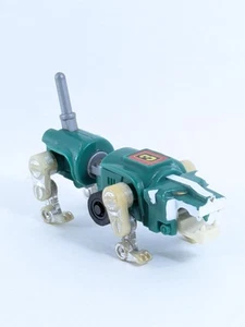 LJN 1986 VOLTRON MOTORISED LION FORCE GREEN LION 3" ACTION FIGURE BEAST GOLION - Picture 1 of 12