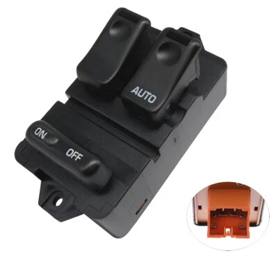 Interruptor de control de ventana eléctrica delantera derecha de 2 botones 513782R-D para Mazda 323F 94-98 Foto 1 de 4