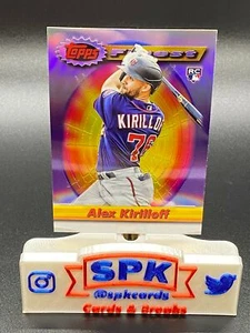 2021 Topps Finest Flashbacks ALEX KIRILLOFF REFRACTOR TWINS RC #162 (b) - Picture 1 of 1