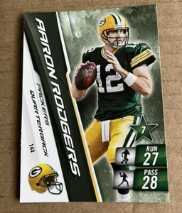 2010 Panini Adrenalyn XL Aaron Rodgers Base Card #144 Green Bay Packers NM - Bild 1 von 1