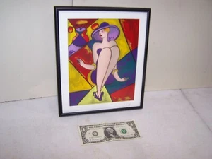 Wall Art By Linda le Kinff Serigraph 9" x 11"  (Edge to Edge of Frame) - Picture 1 of 3