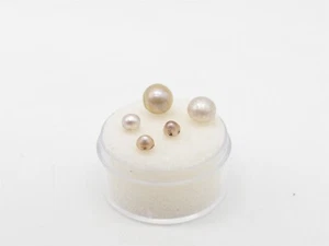 LOTE SUELTO ÚNICO DE PERLAS CULTIVADAS DE 4,5 mm a 7 mm JUEGO de 5 - Imagen 1 de 4