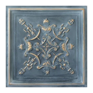 3D Embossed Ceiling Tile Interior Decorative Panel PL07 Smoked gold 10pcs/lot - Picture 1 of 24