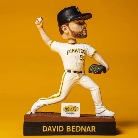 David Bednar Bobblehead Pittsburgh Pirates SGA 7/29/23 BRAND NEW Cover