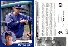 Mike J. Anderson 2005 Choice Daytona Cubs #26 Card *AutographDen*