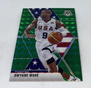 2019-20 Mosaic Basketball Green Prizm Mosaic Dwayne Wade USA Team #259 Heat - Picture 1 of 3