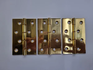 Carlisle Brass Washered Butt Hinges 102mm Phospher Bronze set of 3 - Picture 1 of 2