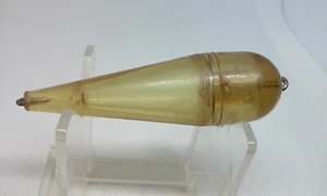 Vintage Grizzly fly Caster Float clear 2 1/2" Bobber 1/4oz Fly 5/8 Fishing Float - Picture 1 of 4