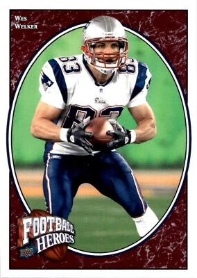 2008 Upper Deck Heroes #94 Wes Welker Near mint or better - Image 1 of 2