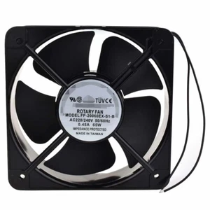 For COMOBREATH ROTARY FAN FP20060 EX-S1-B AC220/240V 0.45A 65W 200x200x60mm fan - Afbeelding 1 van 4